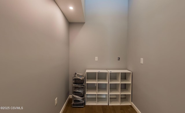 87 Lindsey Ave, Danville, PA 17821 - interior space featuring wood finished floors, baseboards, and recessed lighting