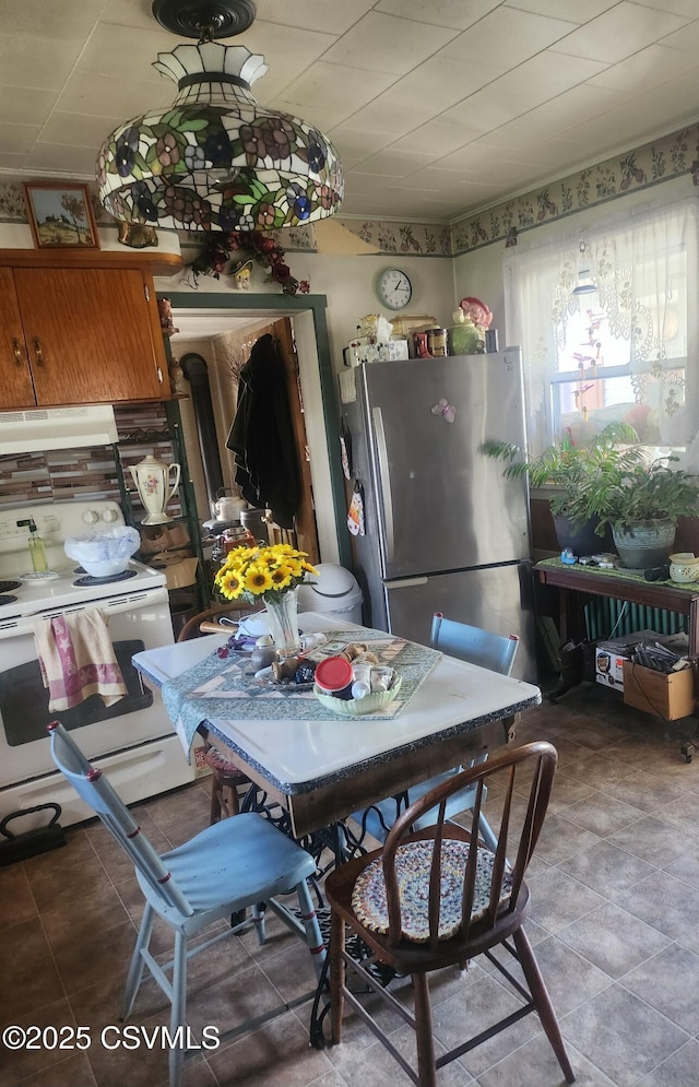 view of dining area