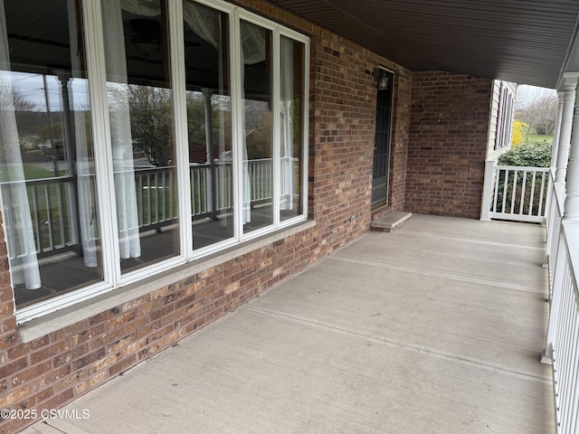 73 Seneca Dr, Shickshinny, PA 18655 - view of patio featuring covered porch