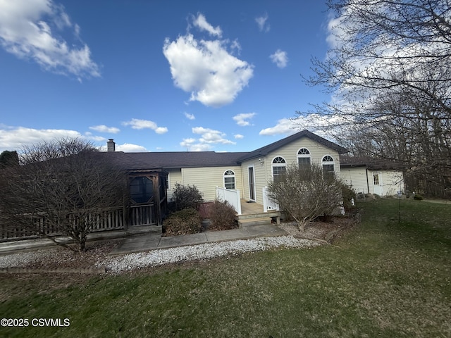 73 Seneca Dr, Shickshinny, PA 18655 - view of front of property with a front lawn
