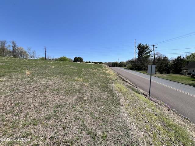 view of road