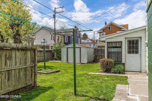 1205 N River Ave, Sunbury, PA 17801 - view of yard featuring a storage unit and an outdoor structure
