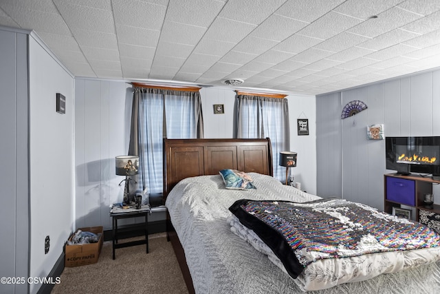 bedroom featuring carpet flooring