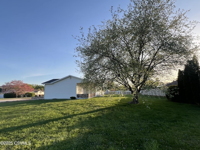 view of yard