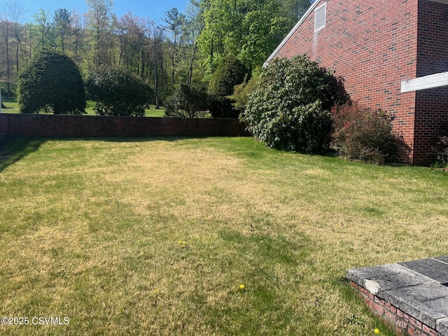 view of yard