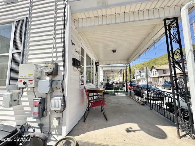 view of patio with covered porch