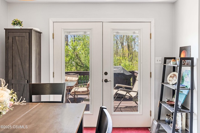 31 Holly Ct, Danville, PA 17821 - doorway to outside with plenty of natural light and french doors