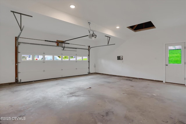 92 Valley View Rd, Lewisburg, PA 17837 - garage with recessed lighting and a garage door opener
