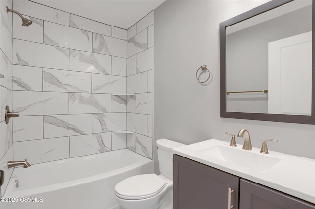 92 Valley View Rd, Lewisburg, PA 17837 - bathroom with vanity, toilet, and  shower combination