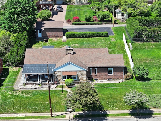 735 E 3rd St, Bloomsburg, PA 17815 - view from above of property