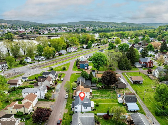 341 Dewart St, Danville, PA 17821 - aerial view of residential area with a large body of water