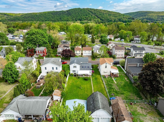 341 Dewart St, Danville, PA 17821 - aerial perspective of suburban area featuring a forest