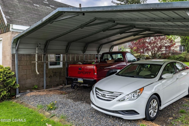 341 Dewart St, Danville, PA 17821 - view of vehicle parking with a carport
