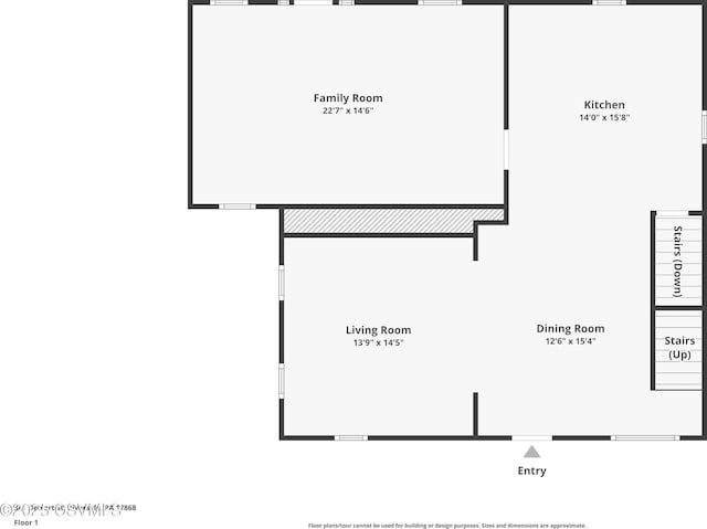 341 Dewart St, Danville, PA 17821 - home floor plan