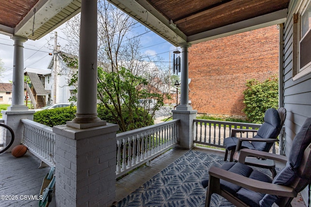 276 3rd St, New Columbia, PA 17856 - balcony with covered porch