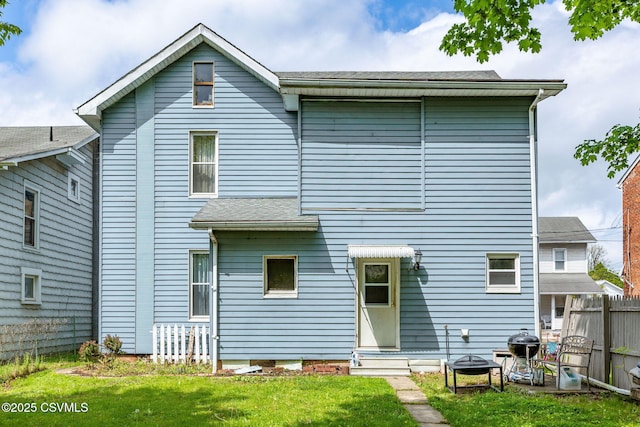 276 3rd St, New Columbia, PA 17856 - back of house with entry steps