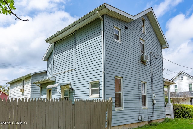 276 3rd St, New Columbia, PA 17856 - view of side of property with fence and cooling unit