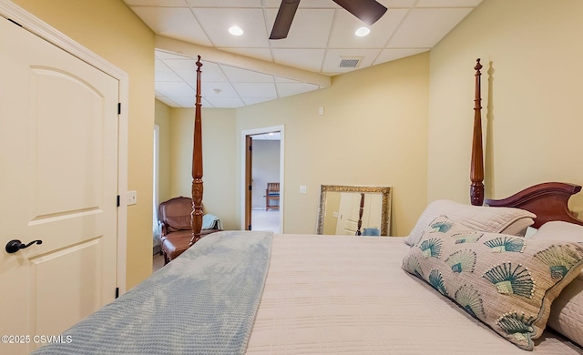 357 Lick Run Rd, Bloomsburg, PA 17815 - bedroom featuring a drop ceiling