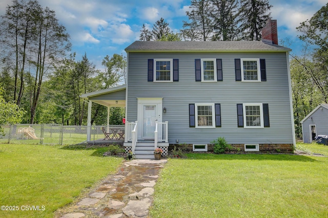 120 Geise St, Sunbury, PA 17801 - view of front of property featuring a chimney