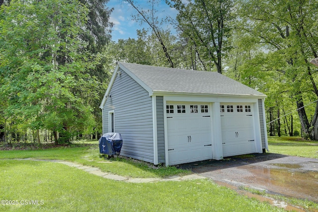 120 Geise St, Sunbury, PA 17801 - detached garage with view of scattered trees