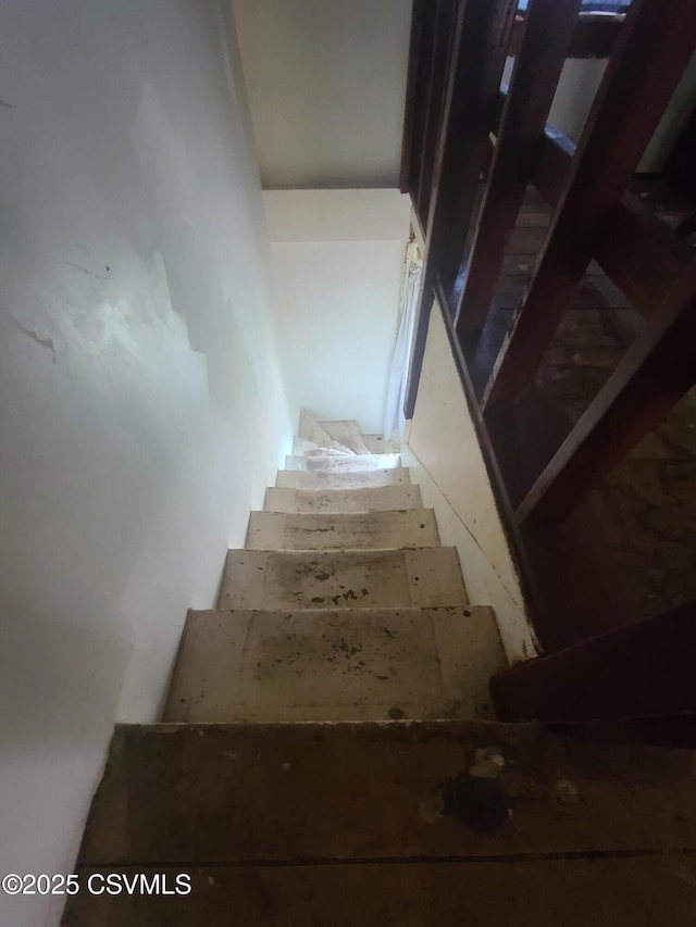 view of staircase