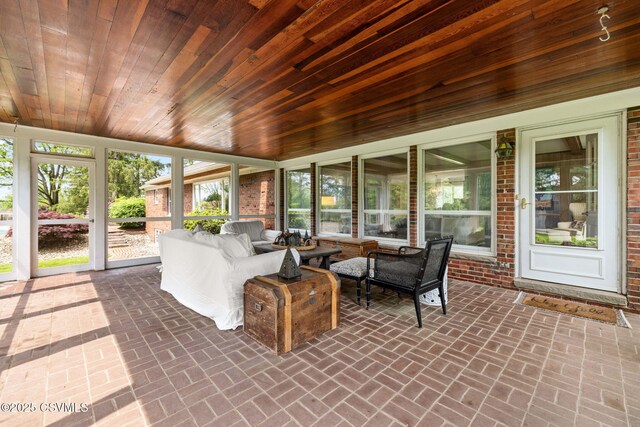 304 Hardscrabble Ln, Lewisburg, PA 17837 - sunroom with healthy amount of natural light and outdoor lounge area