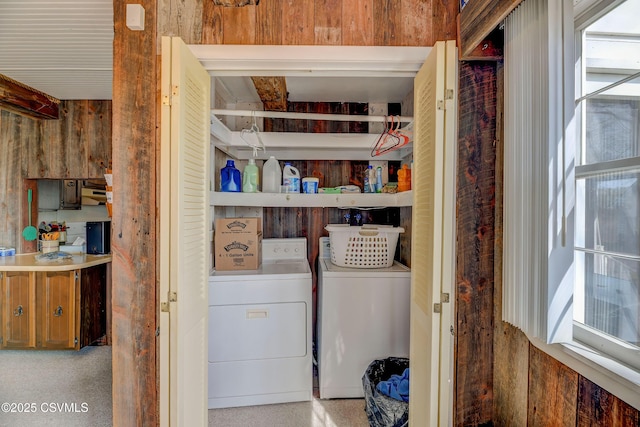 laundry area with washer and clothes dryer