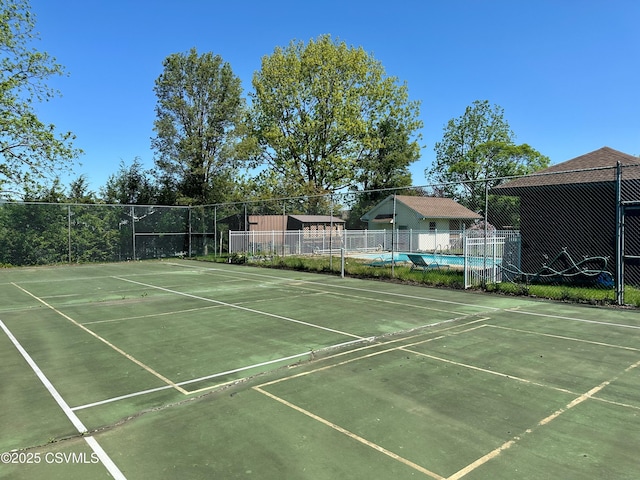 110 W 7 Th St, Mifflinville, PA 18631 - view of tennis court featuring a community pool