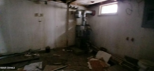 view of basement
