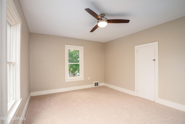 501 E 8th St, Berwick, PA 18603 - empty room with carpet, ceiling fan, and baseboards