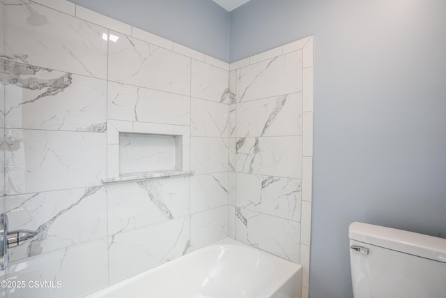 501 E 8th St, Berwick, PA 18603 - bathroom featuring toilet and shower / tub combination