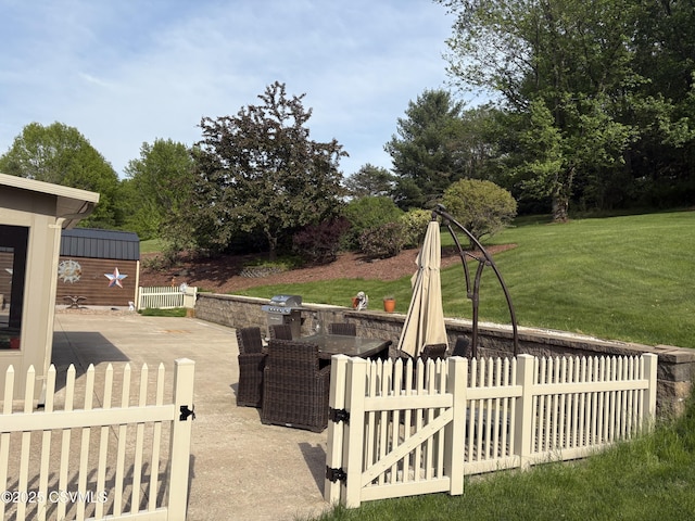 34 Fowlersville Rd, Bloomsburg, PA 17815 - view of yard with exterior kitchen and a patio