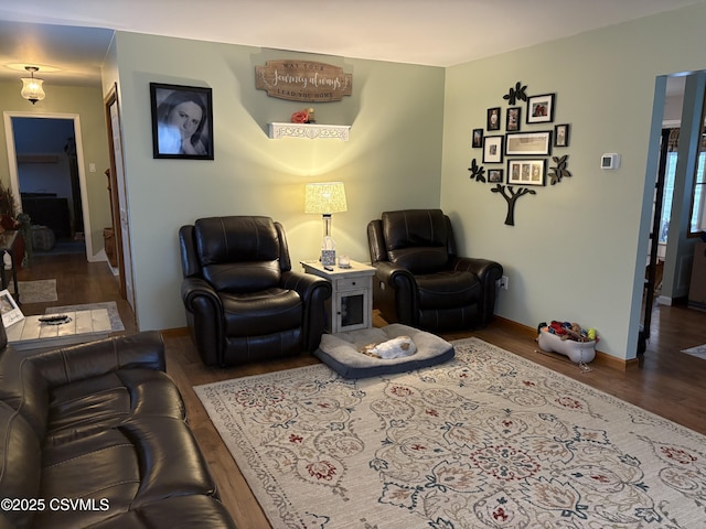 34 Fowlersville Rd, Bloomsburg, PA 17815 - living room with wood finished floors and baseboards