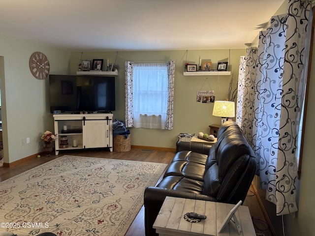 34 Fowlersville Rd, Bloomsburg, PA 17815 - living room with wood finished floors and baseboards