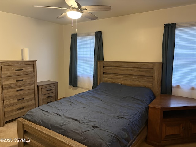 34 Fowlersville Rd, Bloomsburg, PA 17815 - bedroom with ceiling fan and light carpet