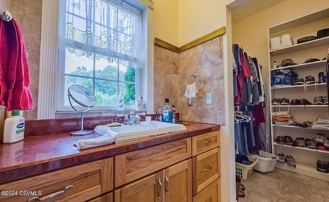 207 Klinger Hill Rd, Benton, PA 17814 - bathroom featuring plenty of natural light, vanity, and a walk in closet