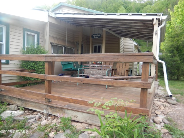 158 Apple Aly, Benton, PA 17814 - view of deck