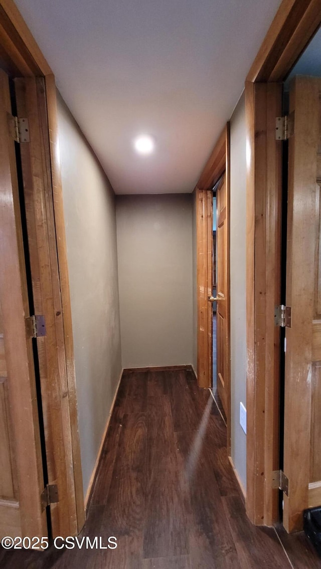 4523 State Route 61, Paxinos, PA 17860 - corridor featuring wood finished floors and baseboards