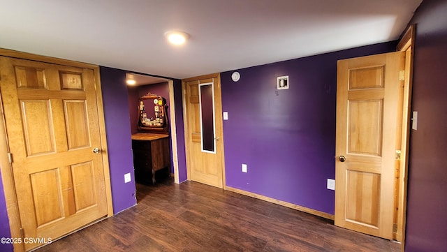 4523 State Route 61, Paxinos, PA 17860 - unfurnished room featuring dark wood-type flooring and baseboards