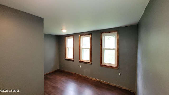4523 State Route 61, Paxinos, PA 17860 - spare room with dark wood-style floors and baseboards