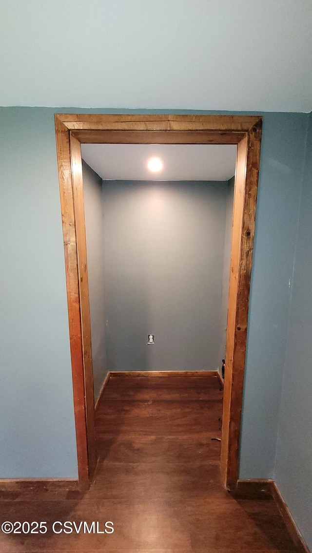 4523 State Route 61, Paxinos, PA 17860 - empty room featuring wood finished floors and baseboards