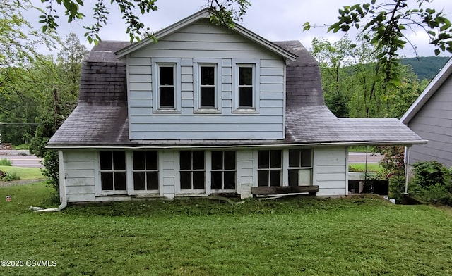 4523 State Route 61, Paxinos, PA 17860 - back of house featuring roof with shingles and a yard