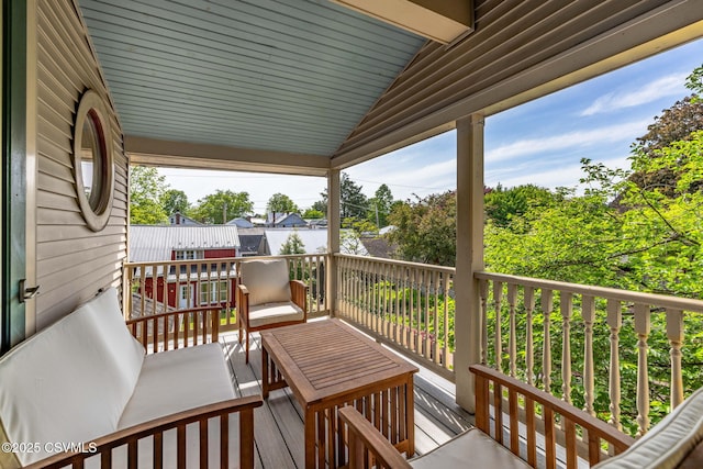 view of deck