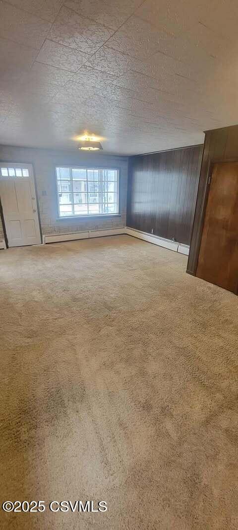 carpeted empty room featuring healthy amount of natural light
