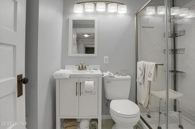 288 Broadway St, Turbotville, PA 17772 - bathroom with a shower stall, vanity, and toilet