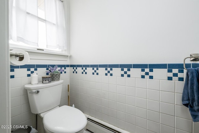 937 E 10th St, Berwick, PA 18603 - bathroom with tile walls and toilet
