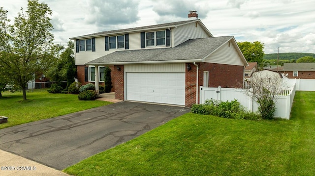 937 E 10th St, Berwick, PA 18603 - traditional home with brick siding, driveway, a chimney, and a shingled roof