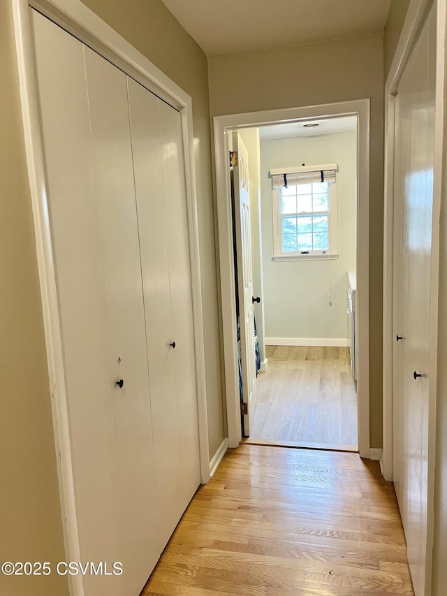 3014 Smoketown Rd, Lewisburg, PA 17837 - hall featuring light wood-type flooring and baseboards