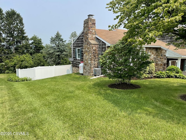 3014 Smoketown Rd, Lewisburg, PA 17837 - view of yard featuring central AC