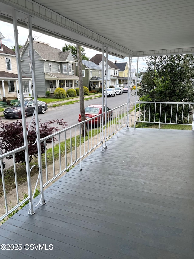 433 E 6th St, Berwick, PA 18603 - wooden deck featuring a residential view